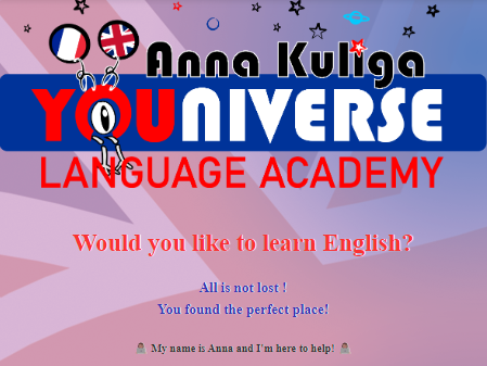 Youniverse Language Academy webapage